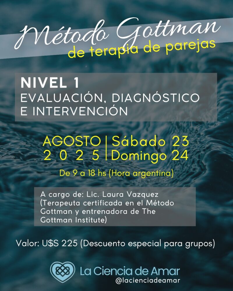 Formación Método Gottman Nivel 1