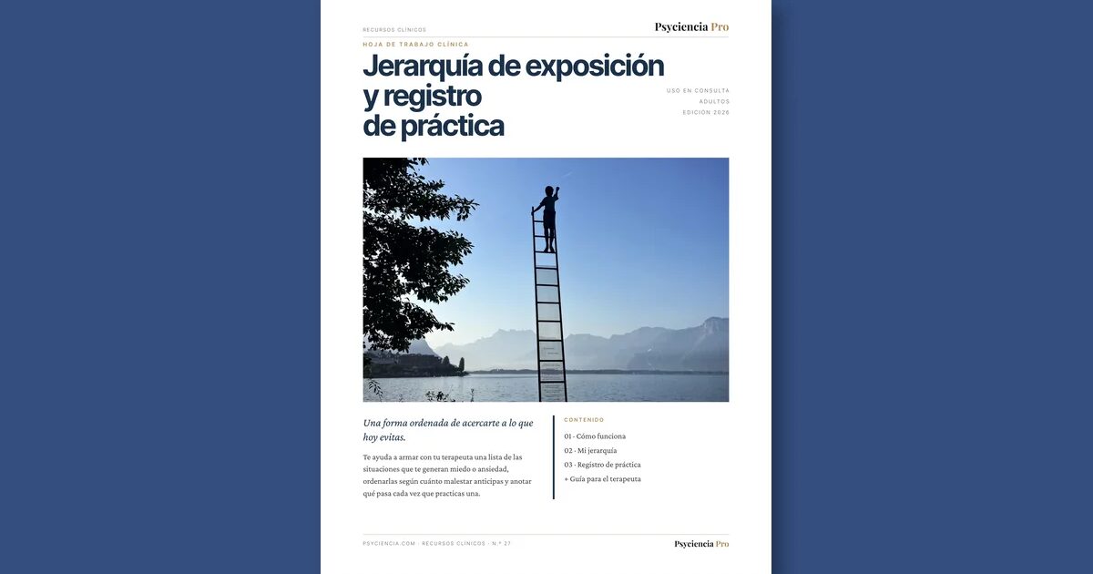 (Recurso) Jerarquía de exposición y registro de práctica